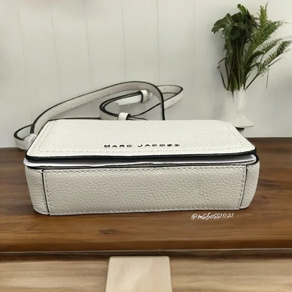 MARC JACOBS Groove Leather Mini Crossbody + Cardholder in Cotton NWT - Picture 5 of 10